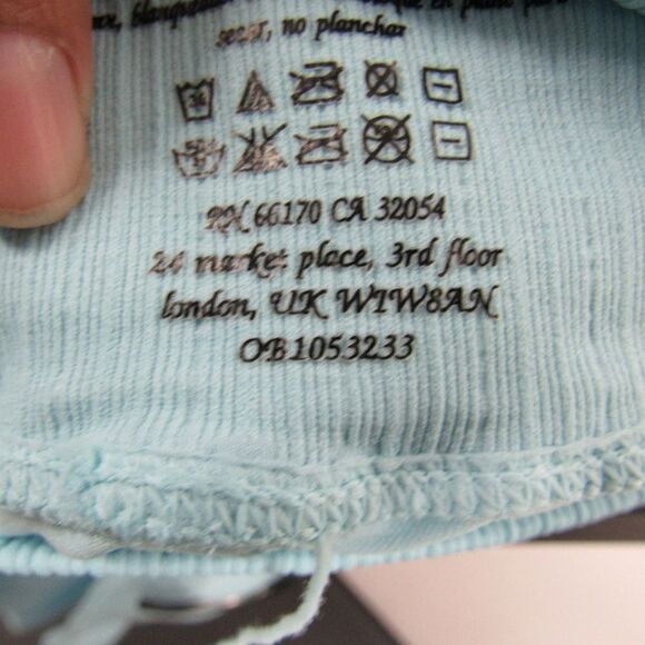 Intimate Free People Movement Good Karma Cropped Leggings Blue SZ M/L - Picture 5 of 5